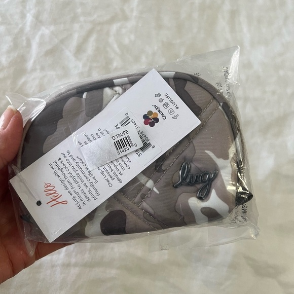 Lug Stash | Beige Camouflage | Coin Purse Multi Use | NWT - Picture 2 of 5